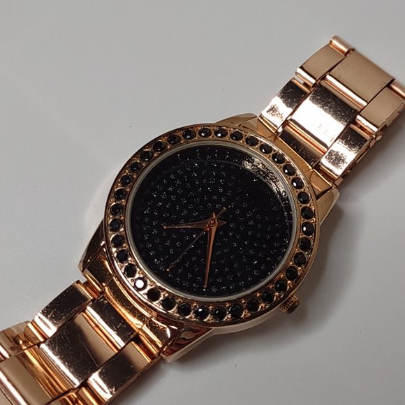 Rose Gold Tone Strada Watch With Black Dial - Picture 2 of 11